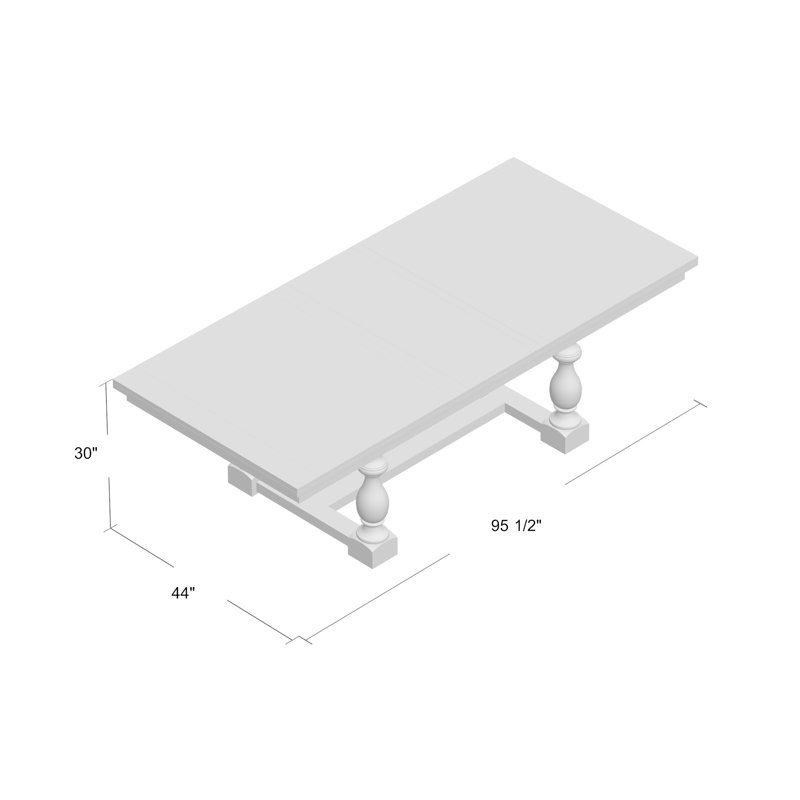 Table de salle à manger extensible Donnellson