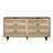 Sideboard,Buffet table,Dining cabinet,Office credenza with 6  Rattan Drawers-736457898