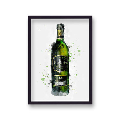 Spirit Graphic Splash Glenfiddich Inspired by Vouvart - Single Picture Frame Print
