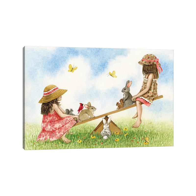 SeeSaw by Tracy Lizotte - Wrapped Canvas Print, 20.32 cm H x 30.48 cm W
