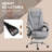 Inbox Zero Latrenda Linen Office Chair