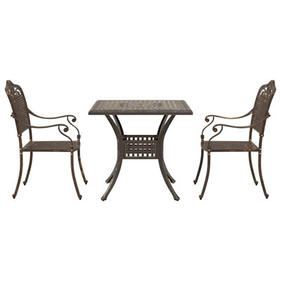 2 - Person Patio Dining Set Square Table