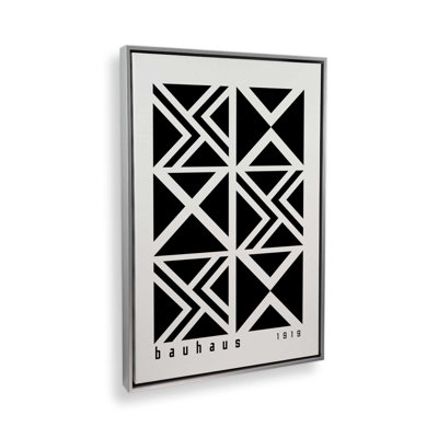 «Triangle Bauhaus Grid», reproduction sur toile
