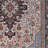 Breedlove Traditional Machine Woven Flatweave Blue and Navy Area Rug with Non Skid Backing-1953280828