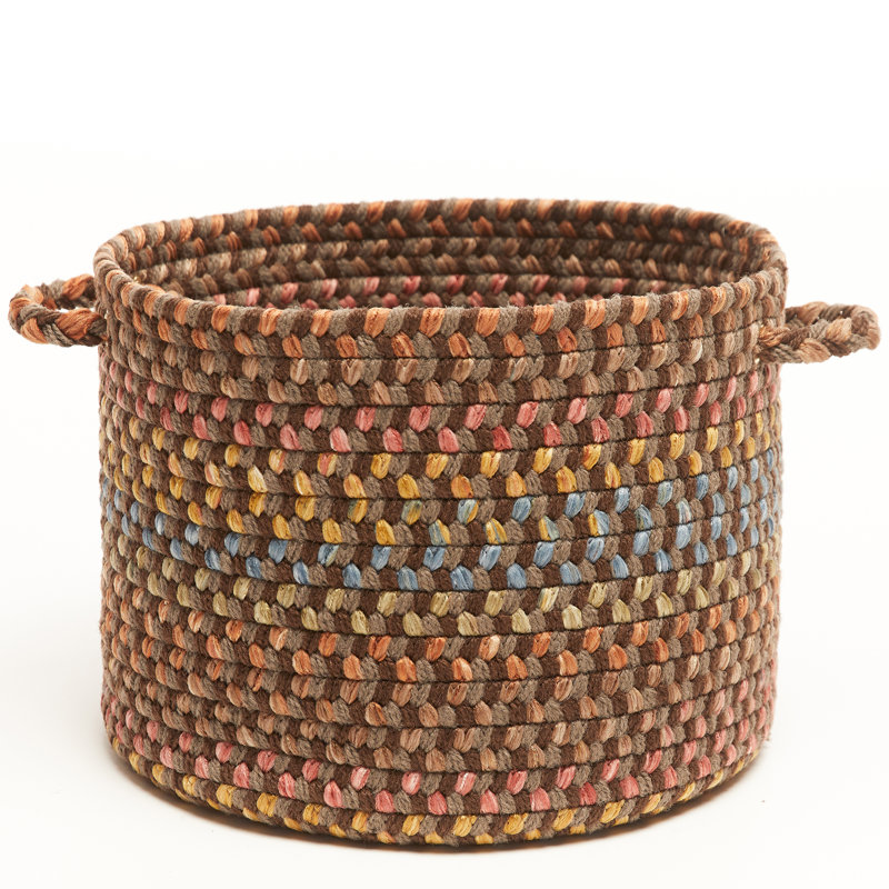 Panier en tissu Bar Harbor, H 8 po x l 10 po x P 10 po, 23 pintes, Gris