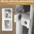Aluminum Double Sliding Shower Door, 48" Wide, 72" High, 1/4"  6Mm  Clear Tempered Glass With Film, Corrosion - Handles, Easy Installation In Bathroom W X H Proof Dual Stainless Steel Reversible And