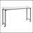Multipurpose Over The Bed Desk With Adjustable Height, Metal Legs With Casters, Overbed Table 1Pc, Laptop Table For Bed, Breakfast Table-2051418502