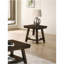 Table de bout rectangulaire en espresso foncé
