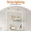 Glass 78.5 cm W Display Cabinet with Lighting-2033649000