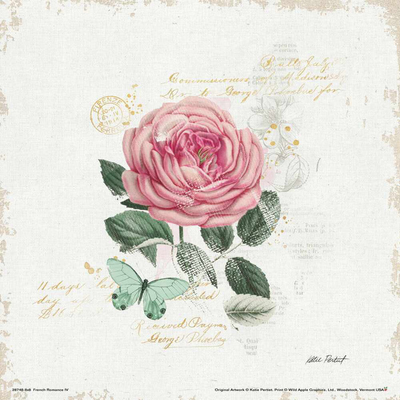 French Romance IV, H 12 po x l 12 po