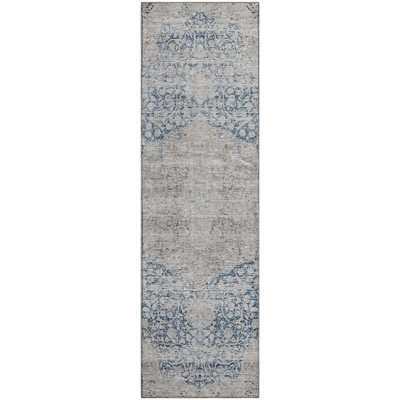 Premium Machine Washable Ducote AMF1146 Global Rug