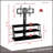 Multi-Function Angle And Height Adjustable Tempered Glass  TV Stand