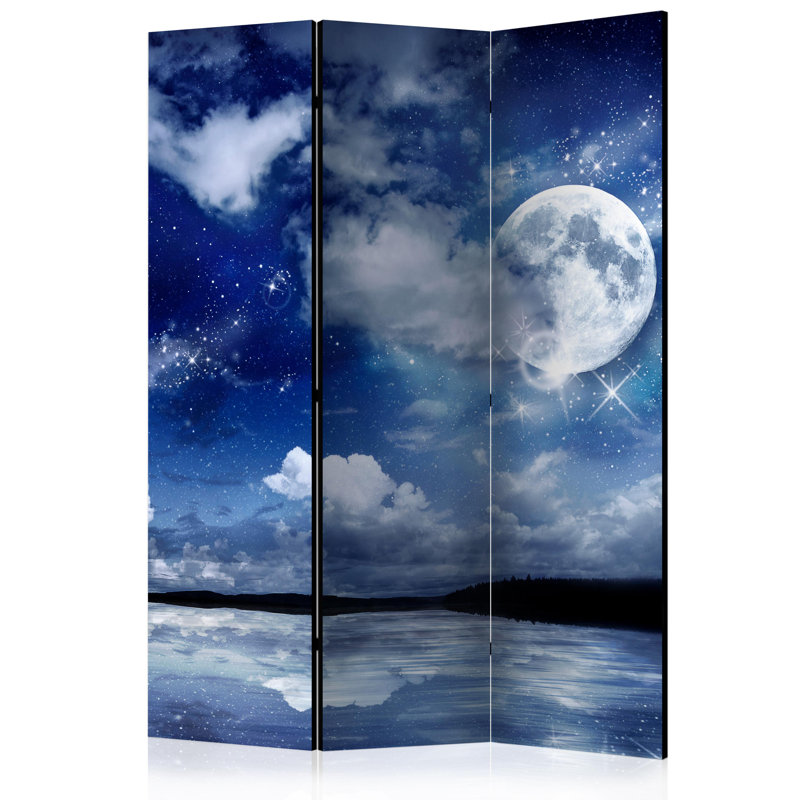 135cm W x 172cm H 3 - Panel One Sided Room Divider Folding Room Divider