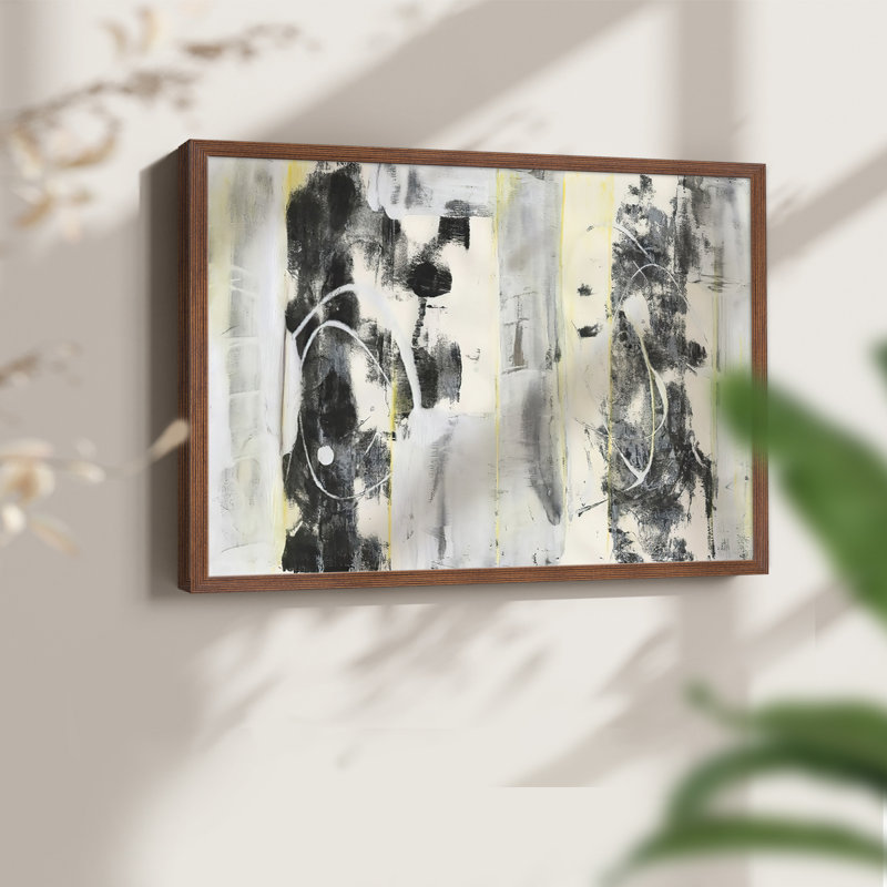 «Debout grand I», reproduction encadrée, Noyer, H 11 po x l 14 po