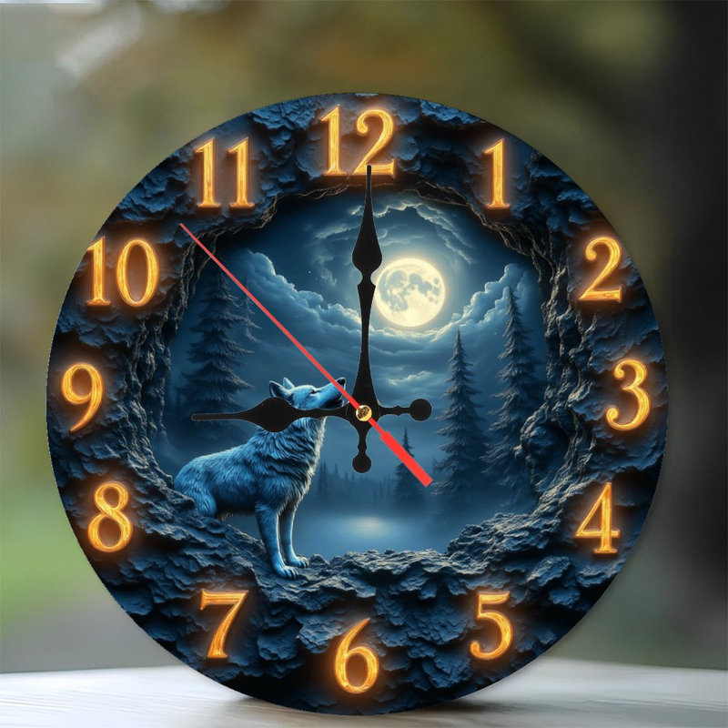 Horloge loup-garou