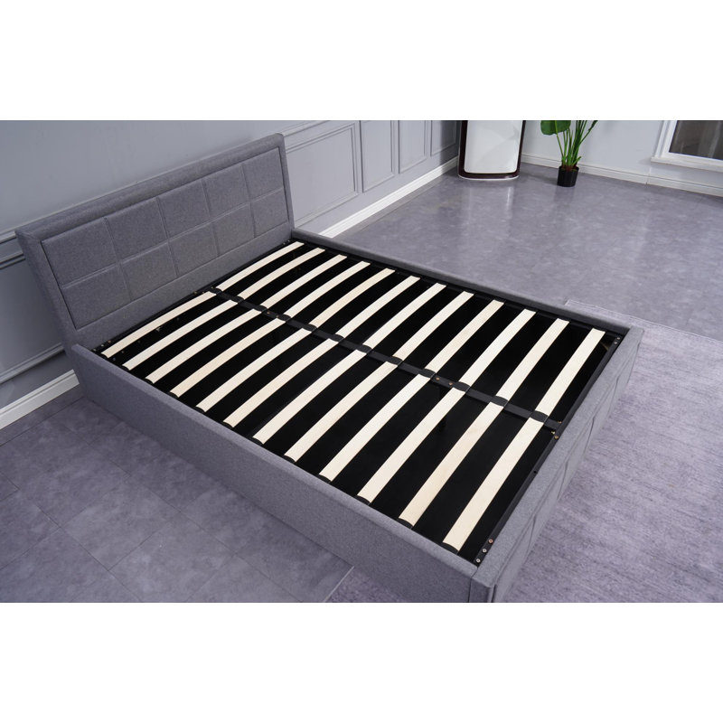 Hovea Upholstered Ottoman Storage Bed, Double (4'6)