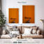 Rouleau à peinture orange-1892840507