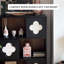 Bibliothèque noire à vitrine Creative