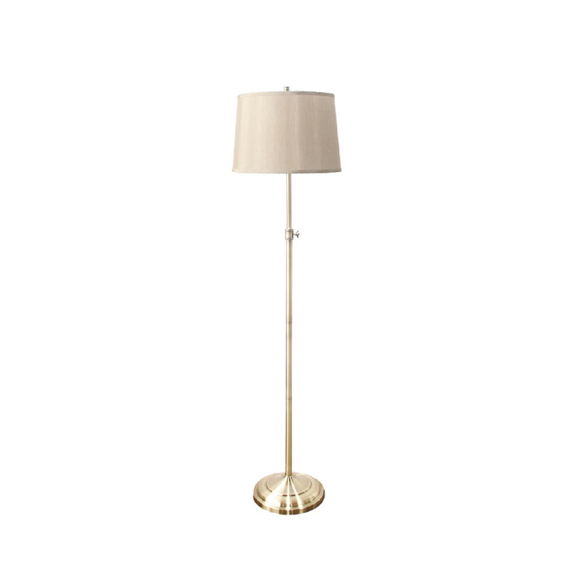 Lampe sur pied 61,75 po Encanto, Laiton antique, Champagne