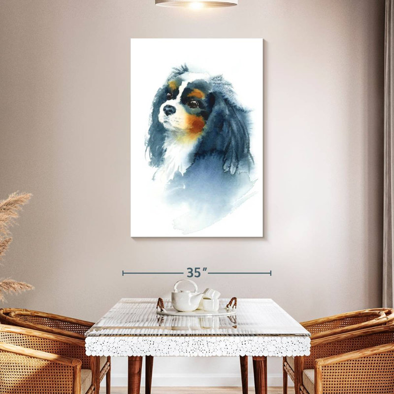 Brampt Cavalier King Charles, 48" H x 32" W