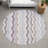Machine Washable Indoor/Outdoor Bourkelands ACN2342 Stripes Rug-1330012958