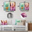 «Exotic Pineapple Oasis», ensemble de 2 reproductions d'art en métal-1078186124
