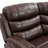  3-Piece Manual Reclining Sectional With LED Lights, Bluetooth Console And Drop-Down Table - Faux Leather Sofa-117045782