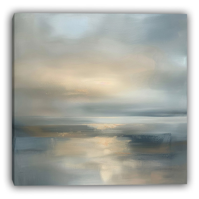 Art mural sur toile Harbour Mist, L 40 po x H 40 po x P 1,5 po