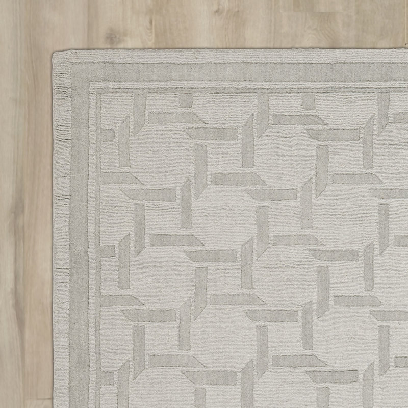 Resort Martha Stewart Hand Tufted Wool Geometric Rug, Runner 2'3" x 8'