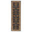 Poeme Wool Area Rug in Dark Blue/Cream/Orange-1873902072