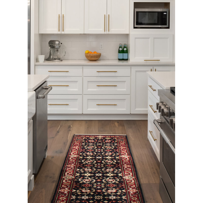 Serapi Heritage Dark Navy Rug 2'6" x 7'10"