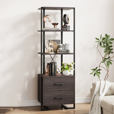 Lavern 70.8" H x 24.8" W Etagere Bookcase by 17 Stories