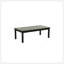 Ensemble de tables basses chic en faux marbre avec pieds noirs pour le salon-1052201136