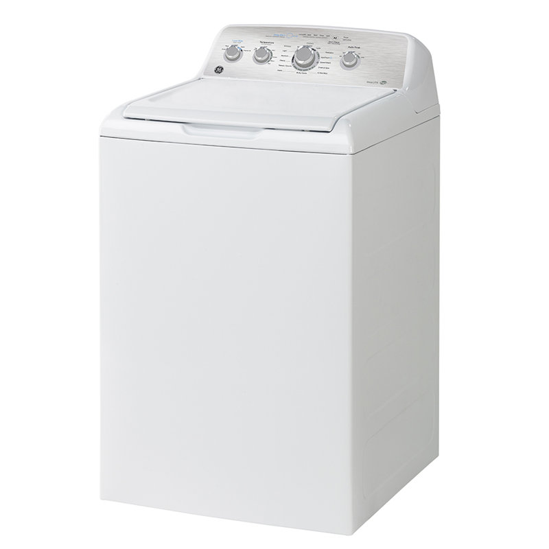 GE 4,9 pi³ Pi. Laveuse à chargement par le haut haute efficacité en blanc