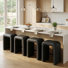 Berik 4-Piece Upholstered Counter Stool Set