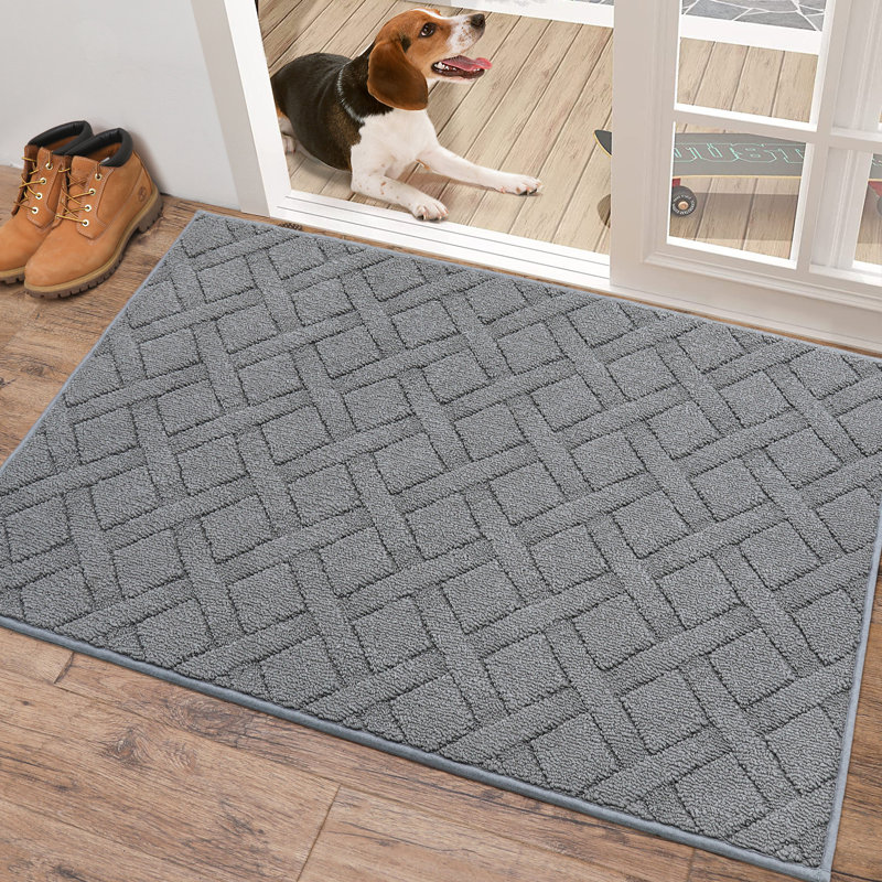Paillasson Dioselina, Gris, L 32 po x L 48 po
