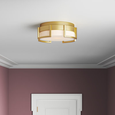 Freddie Glass LED Flush Mount
