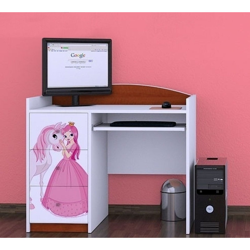 Tercero 100cm Computer Desk, Brown
