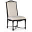 Ciaobella Upholstered Side Chair in Black/Cream-70497662