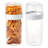 iDesign Large Stack 'n Snack Food Containers - Stackable Snack Containers for Yogurt, Granola, Fruits, and Vegetables
