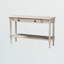 Console Dashayla, 1 tiroir, 1 tablette, blanchi H 29,10 po x l 47,24 po x P 13,78 po