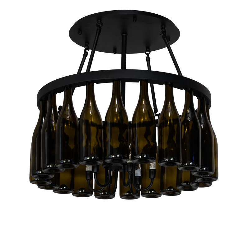 Tuscan Vineyard 6 - Light Semi Flush Mount