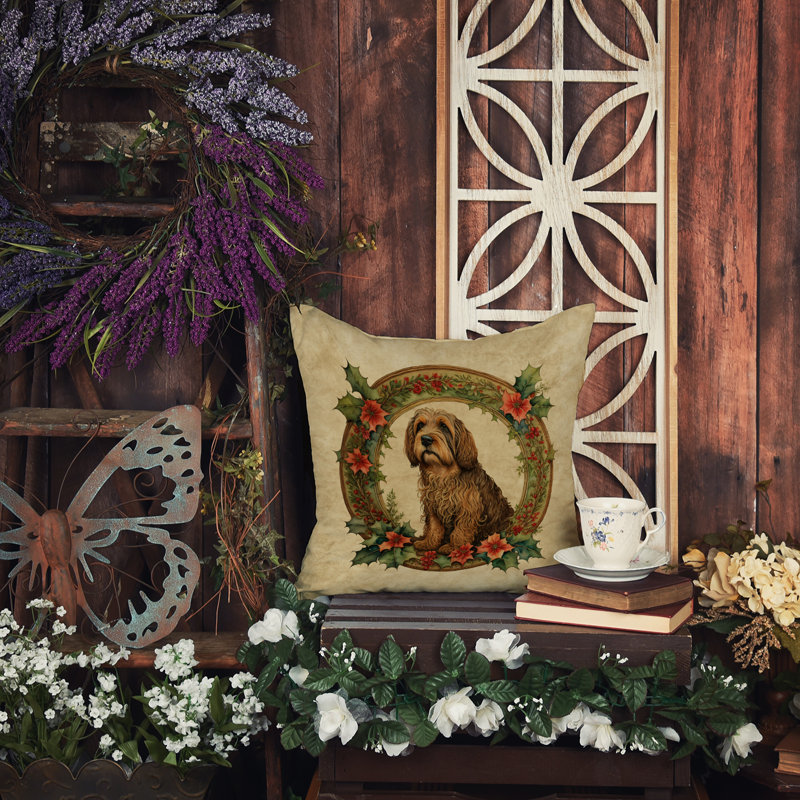 Coussin Christmas, 14 po x 14 po, Carré