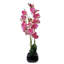 Fabric, Faux Silk, Plastic Artificial Arrangement in Planter-1256446892