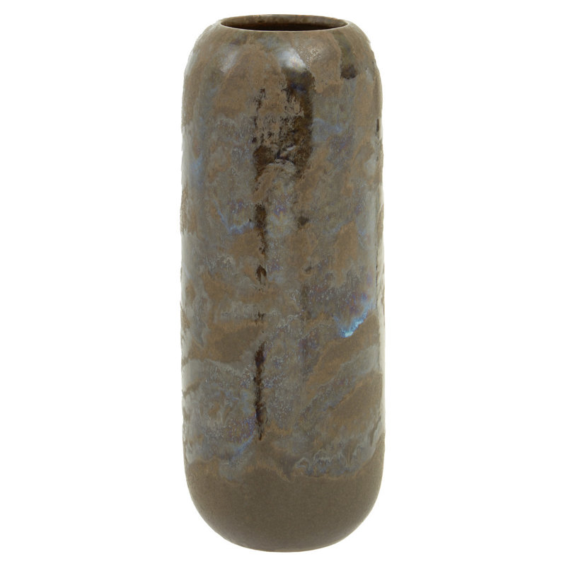 Zuriah Stoneware Table Vase, Brown
