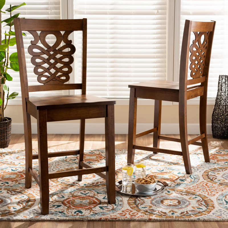 Solid Wood Counter Stool