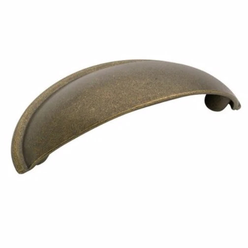 (25-Pack) 2-1/2" Cup Pull Rustic Brass
