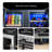 Simzlife 23.5'' W 21 Bottles and 88 Cans 4.65 Cu Ft (Dual Zone) Wine and Beverage Refrigerator - Freestanding/Built-In/Under Counter Cooler with Tempered Glass Door & Reversible Handle-123245394