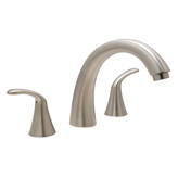 Pfister Weller Double Handle Deck Mounted Roman Tub Faucet Trim ...