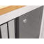 Ensemble de 12 armoires de garage Bold XL Series Platinum avec outil, base, armoires murales, plan de travail en acier inoxydable et Casiers-119222193